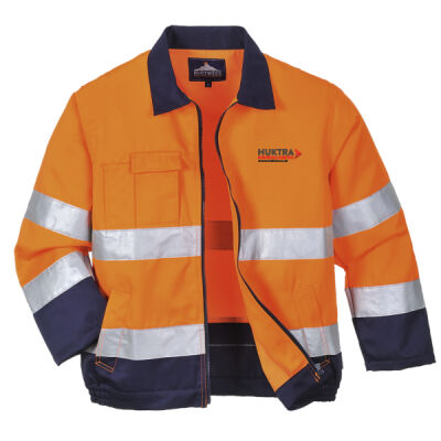 Madrid Hi-Vis Contrast Bomber Jacket Thumbnail